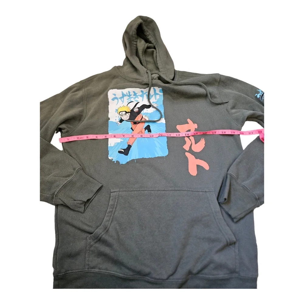 Shippuden Collection Small Long Sleeve Pullover Naruto Green Hoodie